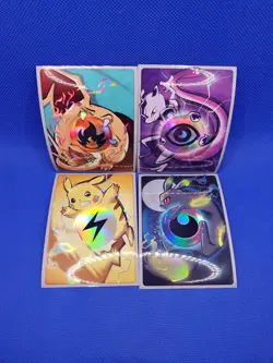 Energy Art Pokemon Merge Individual Card Sleeves Lot of 4 Comiket Doujin Pikachu - Image 2