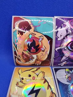 Energy Art Pokemon Merge Individual Card Sleeves Lot of 4 Comiket Doujin Pikachu - Image 5