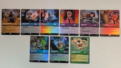 Disney Lorcana 9 Card Lot (EPIC) See Description - Image 1