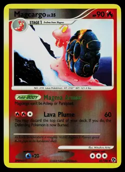 Pokemon Card - Magcargo Great Encounters 45/106 Reverse Holo Uncommon - Image 1
