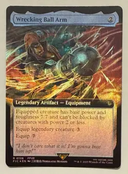 Wrecking Ball Arm Extended Art Foil - Commander: Final Fantasy MTG - Image 1