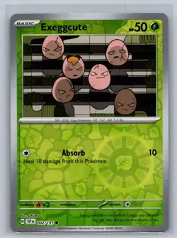Exeggcute 002/191 Common Surging Sparks Pokemon Card Reverse Holo Near Mint - Image 1