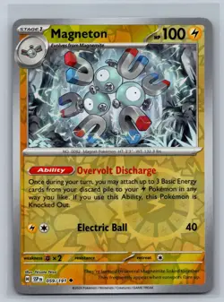 Magneton 059/191 Uncommon Surging Sparks Pokemon Card Reverse Holo Near Mint - Image 1