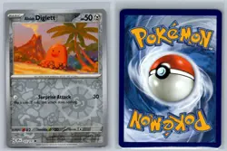 Alolan Diglett 122/191 Common Surging Sparks Pokemon Card Reverse Holo Near Mint - Image 3