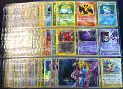 Lot of 135 ALL HOLO Vintage Pokemon Card Binder Collection - Image 1