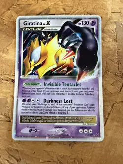 Giratina LV.X Platinum Holo Rare Card 124/127 - Image 1