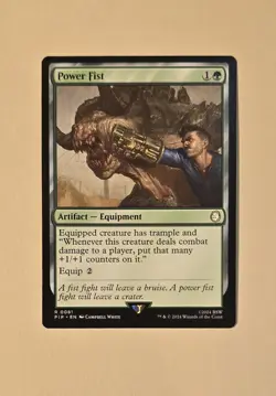 MTG 1x Power Fist NM - Universes Beyond: Fallout Fast FREE shipping! - Image 1