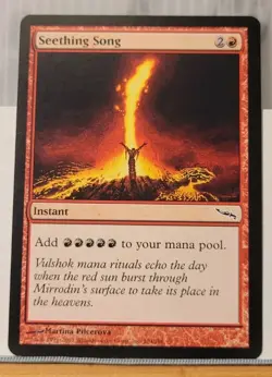 MTG Seething Song NM Mirrodin 104/306 - Image 1