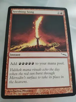 MTG Seething Song NM Mirrodin 104/306 - Image 2