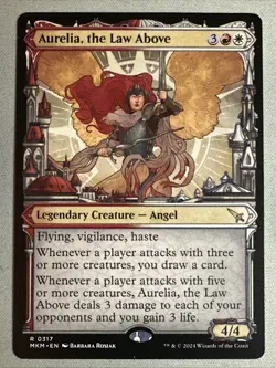 MTG / Aurelia, the Law Above / MKM / #317 / Regular (Showcase) / Rare / NM - Image 1