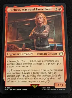 MTG - Duchess, Wayward Tavernkeep - Universes Beyond: Fallout - Pack Fresh!! - Image 1