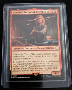 MTG - Duchess, Wayward Tavernkeep - Universes Beyond: Fallout - Pack Fresh!! - Image 2