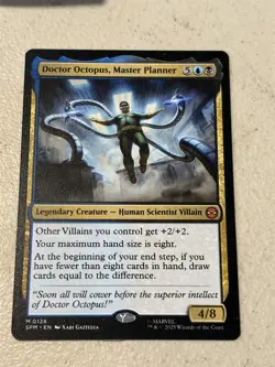 mtg Doctor Octopus Master Planner, mythic rare, from Spiderman set, unplayed - Image 1