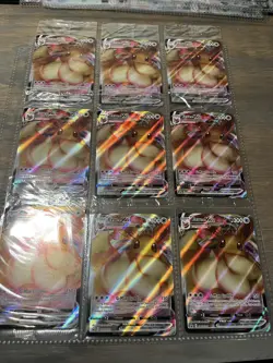Pokemon Card Binder Collection Lot VMAX Mixed EX-NM 63 cards 7 sealed promos - Image 2