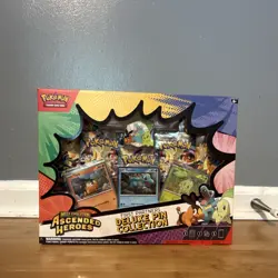 Pokemon TCG First Partners Deluxe Pin Collection Box Mega Evo Ascended Heroes - Image 1