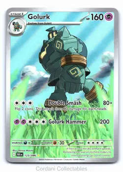 Golurk 123/086 - Black Bolt - Pokemon Card - Near Mint - Image 1