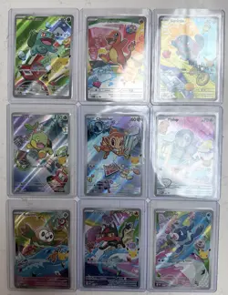 Pokemon 2026 First Partner Illustration Collection Series 1 Promo Set (9 Cards) - Image 2