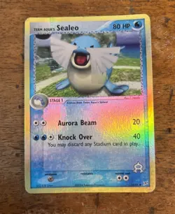 Pokemon Card - Sealeo Team Magma vs Team Aqua 31/95 Reverse Holo CREASE - Image 1