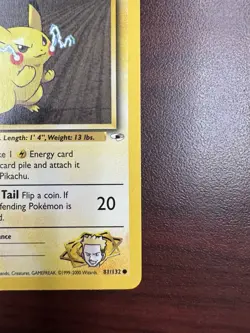 Pokemon - Gym Heroes Lt. Surge's Pikachu 81/132 LP/LP+ - Image 5