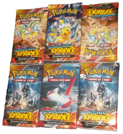 POKEMON SCARLET & VIOLET LOT (6) BOOSTER PACKS SURGING SPARKS NISP - Image 2