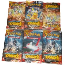 POKEMON SCARLET & VIOLET LOT (6) BOOSTER PACKS SURGING SPARKS NISP - Image 3
