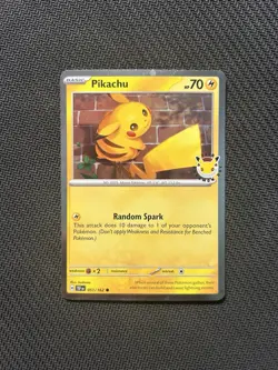 Pokemon TCG Pikachu 051/162 Pokemon Day Promo! NM Condition! See Description! - Image 1
