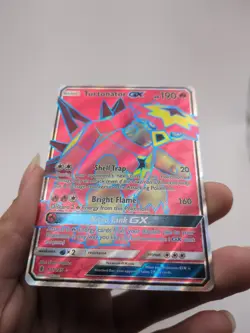 Pokemon TCG Turtonator GX (Full Art) 131/145 Sm-Guardians Rising Ultra Rare Holo - Image 2