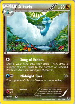 Altaria Roaring Skies 53/108 Uncommon Pokemon Near Mint - Image 1