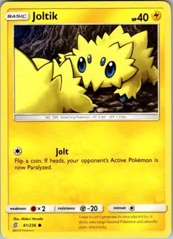 Joltik Unified Minds 61/236 Common Pokemon Near Mint - Image 1
