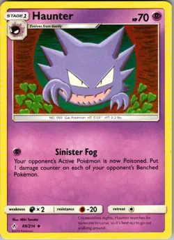 Haunter Unbroken Bonds 69/214 Uncommon Pokemon Near Mint - Image 1