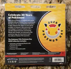 Pokemon TCG – Pokemon Day 2026 Collection Box – 30th Anniversary - New Sealed - Image 2