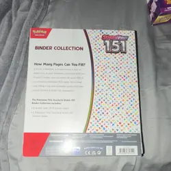 Pokemon TCG Scarlet & Violet 151 Mew 9-Pocket Binder 360 Capacity 20pg - Image 2