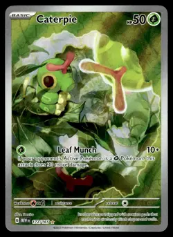 2023 SV: Scarlet & Violet 151 Caterpie - 172/165 Illustration Rare #172/165 - Image 1