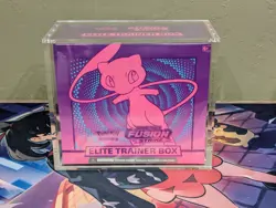 One SEALED Pokemon TCG Fusion Strike Elite Trainer Box ETB **WITH ACRYLIC CASE** 820650809330 - Image 1