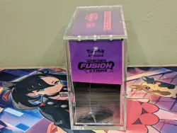 One SEALED Pokemon TCG Fusion Strike Elite Trainer Box ETB **WITH ACRYLIC CASE** 820650809330 - Image 2