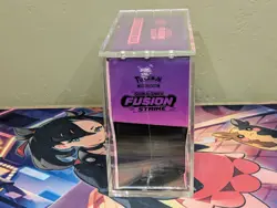 One SEALED Pokemon TCG Fusion Strike Elite Trainer Box ETB **WITH ACRYLIC CASE** 820650809330 - Image 4