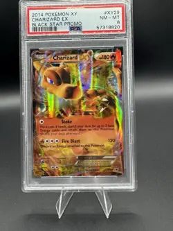 2014 Pokemon XY Charizard EX PSA 8 #XY29 Black Star Promo - Image 1