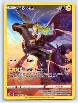 Zekrom TG05/TG30 Holo Brilliant Stars Trainer Gallery Pokemon Holo NM - Image 1