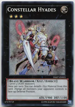 Constellar Hyades HA07-EN021 Secret Rare Mixed Editions Near Mint Yugioh - Image 2