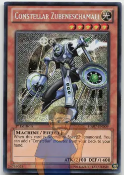 Constellar Zubeneschamali HA07-EN009 Secret Rare Mixed Editions Near Mint Yugioh - Image 1