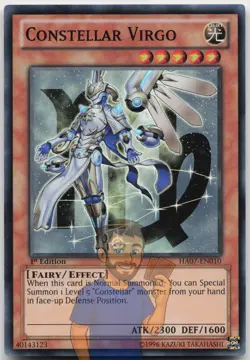 Constellar Virgo HA07-EN010 Super Rare Mixed Editions Near Mint Yugioh - Image 1
