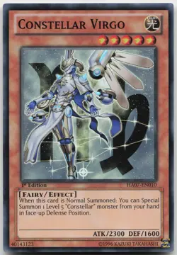 Constellar Virgo HA07-EN010 Super Rare Mixed Editions Near Mint Yugioh - Image 2