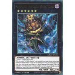 YUGIOH MZMU-EN005 Pumpking the Great Ghost King Ultra Rare 1st Edition NM - Image 1
