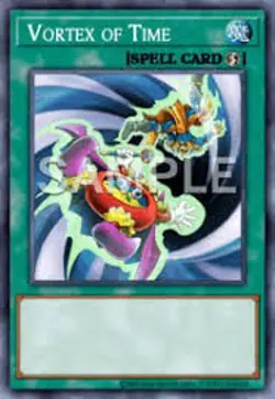 YUGIOH MZMU-EN009 Vortex of Time Super Rare 1st Edition NM - Image 1