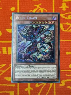 YUGIOH BLACK CHAOS SECRET RARE CORI-EN001 - Image 1