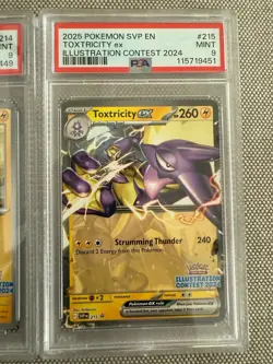 2025 POKEMON SVP EN PROMO ILLUSTRATION CONTEST Set - PSA 9 - Image 2