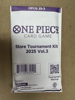 One Piece Card Game Store Tournament Kit 2025 Vol 3 Sealed with Free Shipping - Image 1