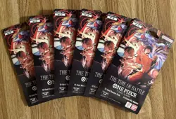 One Piece The Time Of Battle OP16 Sleeved Booster Packs Lot Of 6 Sealed - Image 1