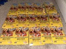 One Piece (OP15) Adventure on Kami's Island Sleeved Booster Packs Lot Of 15 - Image 2