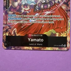 One Piece TCG - Yamato, OP16-098, Alt Art, OP16 Set, English, NM - Image 4